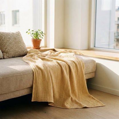HOVMADE — Le plaid en mousseline de coton