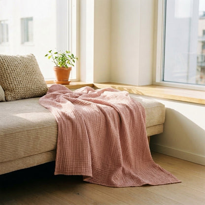 HOVMADE — Le plaid en mousseline de coton