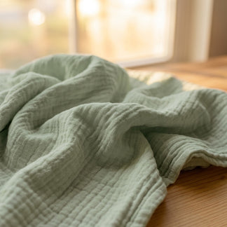 HOVMADE — Le plaid en mousseline de coton
