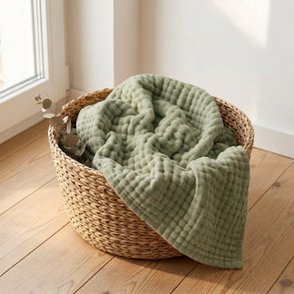 HOVMADE — Le plaid en mousseline de coton