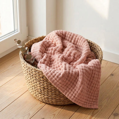 HOVMADE — Le plaid en mousseline de coton
