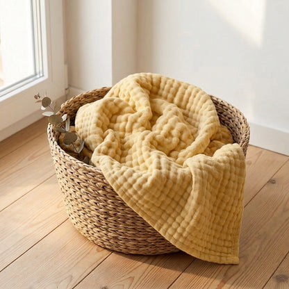 HOVMADE — Le plaid en mousseline de coton