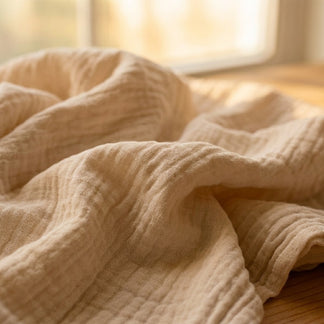 HOVMADE — Le plaid en mousseline de coton