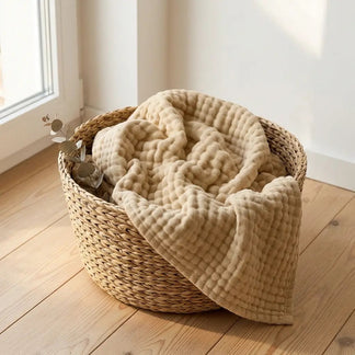 HOVMADE — Le plaid en mousseline de coton
