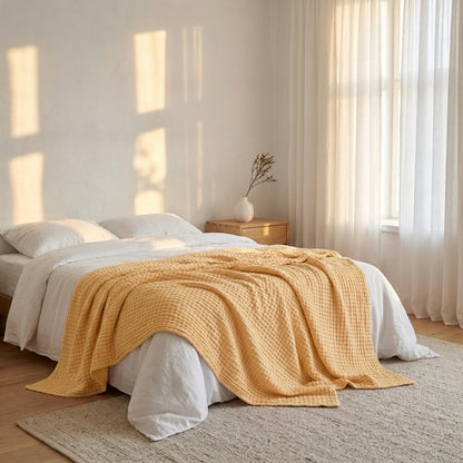 HOVMADE — Le plaid en mousseline de coton